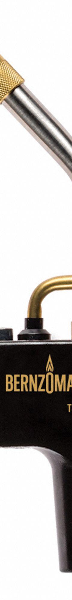 BERNZOMATIC Hand Torch: Swirl Flame, Instant On-Off, Fixed Tip (MPN TS4000). Key specifications — Brand: BERNZOMATIC; Manufacturer Part Number: TS4000; Compatible Fuel Type: Propane; Flame Adjustment: Preset Flame; Tip Type: Fixed Tip.