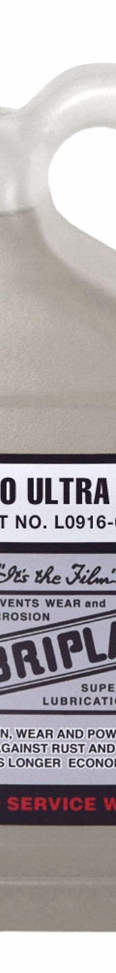 LUBRIPLATE Compressor Oil: 1 gal, Jug, 20 SAE Grade, 46 ISO Viscosity Grade, 134 Viscosity Index (MPN L0916-057). Key specifications — attr59744: 134; attr59746: 46; attr59736: Yes; attr59735: Jug; attr59738: SFGO Ultra Series; attr59749: 20.