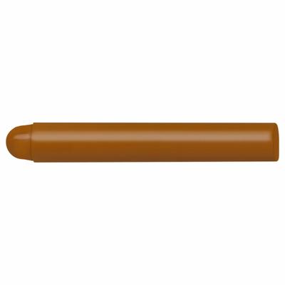 MARKAL Marking Crayon: Wax, 17 mm Tip Wd, Firm, Tan - Wax Lumber Crayons