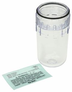 SMC FRL Replacement Bowl: Polycarbonate, C2, C2SL-D. Key specifications — attr111689: C2SL-D; attr111695: C2; attr158712: Polycarbonate; attr111692: SMC.