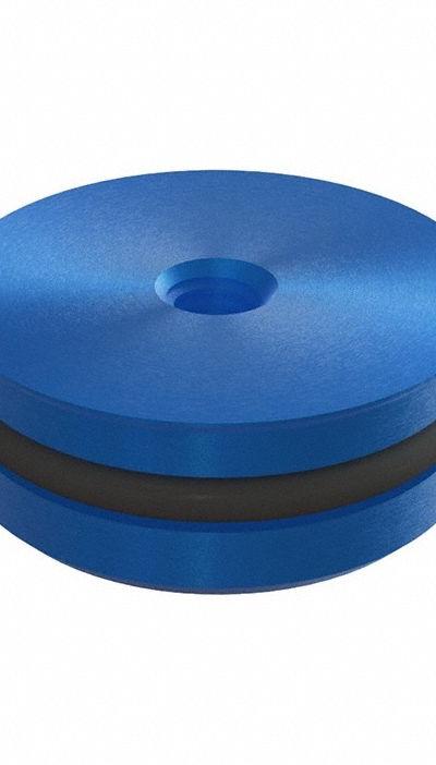 JERGENS Ball Lock Receiver Plug: Blue Anodize - Ball Lock Receiver Plugs