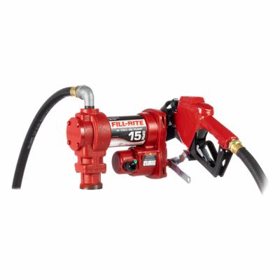 FILL-RITE Electric Drum Pump: 12 V DC, 1/4 hp HP, 15 gpm Max. Flow Rate - Bung-Mount DC-Powered Fuel Transfer Pumps