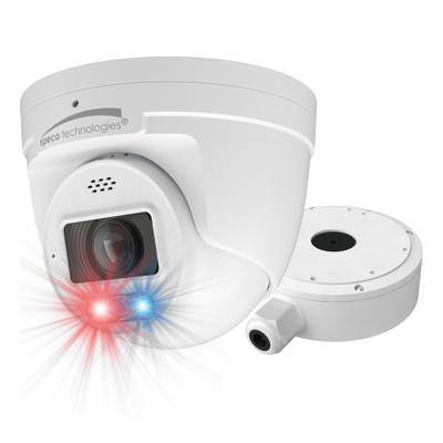 SPECO TECHNOLOGIES Camera: Turret, Zoom, 12 mm Max Focal Lg, 4MP, RJ45 - Varifocal Network IP Video Cameras