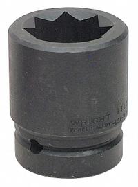WRIGHT Impact Socket: 1 in Drive Size, SAE, 1 7/16 in Socket Size, 8-Point, Std, Black Oxide (MPN 8811A). Key specifications — attr1215501: WRIGHT; attr1215515: Black Oxide; attr1215518: 1-7/16 in.