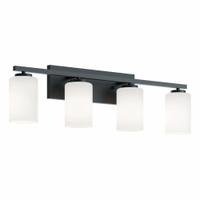 Decorative Vanity: Black, 60 W, 120V AC, Dimmable, 22 in Lg, 5 1/2 in Wd, 8 3/4 in Ht (MPN LEOV3109MBBK). Key specifications — Mounting Location: Wall; For Bulb Type: A19; Brand: AFX INC.; Voltage: 120V AC; Housing Finish/Housing Color (Broad): Black.