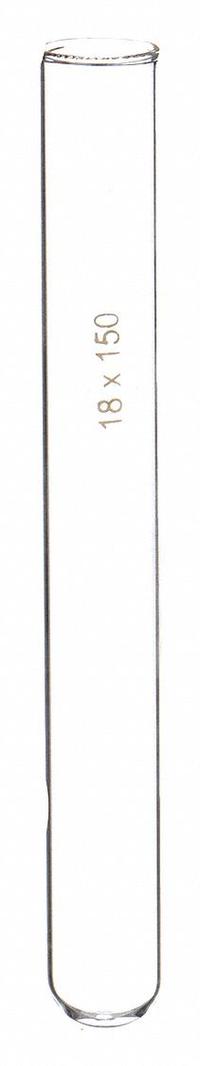 APPROVED VENDOR Test Tube: 60 mL, Test Tube, 25 mm Body Dia, 150 mm Overall Ht, Colorless, Round (MPN TT9820-I). Key specifications — Graduated: No; Includes Closure: No; Body Color: Colorless; Brand: APPROVED VENDOR; Bottom Shape: Round.