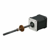 PBC LINEAR Precision Lead Screw: Lead Screw Assembly, Anti-Backlash, PTFE, Stainless Steel, 300, B (MPN LSR1201T-0300-RCF-171-NNN-N). Key specifications — Motor IP Rating: IP40; Motor Length: 39.8 mm; Nut Shape: Round; Nut Type: Anti-Backlash; Phase: 2; Rated Current: 2 A; Steps per Revolution: 200; Brand: PBC LINEAR.