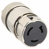 HUBBELL Locking Connector: Non-NEMA, Silver, 125V AC, 50 A Current Rating, 2 Poles, 3 Wires (MPN HBL63CM60). Key specifications — Brand: HUBBELL.