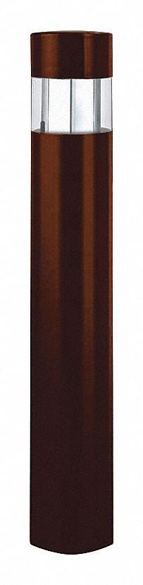 LED Bollard: 1,095 lm, 5000K, 27 W, 42 in Overall Ht, 120 to 277V AC, Bronze Housing Color (MPN FN212LU5KDB). Key specifications — Housing Color: Bronze; Color Temperature: 5000K.
