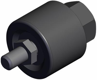 SMC Floating Joint: SMC JB Series, JB25-6-100, Brass, M6 x 1 Thread Size, Fits 25 mm Bore Dia - Pneumatic Actuator Floating Joints