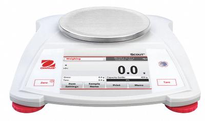 OHAUS Compact Bench Scale: 420 g Capacity, 0.1 g Readability, Carat/Custom/g/mg/oz/pwt - Precision Lab Balances