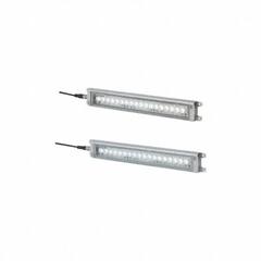 PATLITE LED Light: Linear, LED, 1,200 lm Max Brightness, 6500K, Bracket, 12.5 W Watt, 24V DC ±10％ (MPN CLK3CL-24SG-CD). Key specifications — attr565515: PATLITE; attr565521: 4-Pin M12 Plug Daisy Link; attr565528: IP69K; attr565532: Tempered Glass; attr565541: 24V DC ±10％; attr872694: Flood; attr872695: 24VDC; attr1135070: 4-Pin M12 Plug Daisy Link w/o Leads.