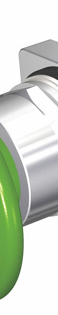 SIEMENS Mushroom Head Push Button: Non-Illuminated, Mushroom Head Profile, Non-Metallic, 30 mm (MPN 52PM9V3A). Key specifications — Brand: SIEMENS; Action: Momentary; Series: Class 52; Terminal Connection: Pressure Plate; Push Button Material Type: Non-Metallic.