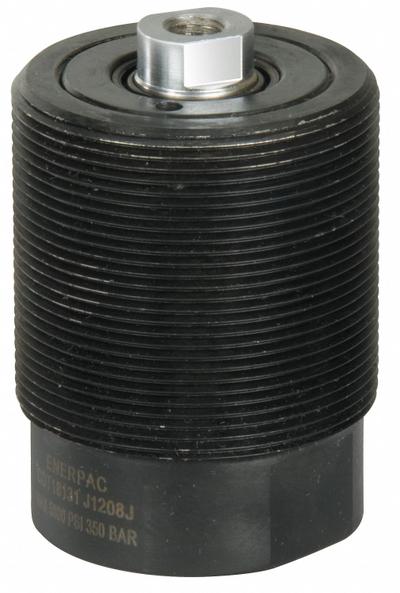 ENERPAC Threaded Body Hydraulic Cylinder: 3,900 lbf Push Capacity @ 5000 psi - Standard Threaded Body Cylinders