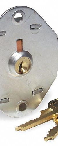 MASTER LOCK Deadbolt Lock: Silver, 7/32 in Mounting Hole Dia., 3/8 in Latch Bolt Projection (MPN 1710). Key specifications — attr1314056: Random for New Install, Specify When Ordering If Existing System; attr1314075: Yes; attr1314084: MASTER LOCK.