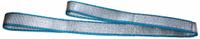 LIFT-ALL Web Sling: Type 3, Polyester, 18 ft Sling Lg, 11 in Eye Lg, 2 Plies (MPN EE2803TFX18). Key specifications — Sling Type: Type 3; Brand: LIFT-ALL; Color: Silver/Blue; Tag Type: Standard Tag.