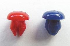 CHICAGO FAUCETS Index Button: Plastic, For Cold/Hot Handle Type, Color Index, Blue/Red (MPN 665-309KJKNF). Key specifications — Material: Plastic; Brand: CHICAGO FAUCETS; For Handle Type: Hot; Index Color: Red; Index Style: Color.