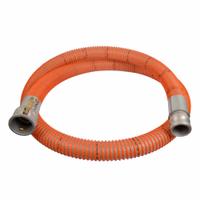 Suction and Discharge Hose: 2 in Hose Inside Dia., 100 psi, Clear/Orange, 2 in x 2 in Fitting Size (MPN WST200-100CE). Key specifications — Temp. Range: -13° to 140°F; Hose Color: Clear; Brand: CONTINENTAL.