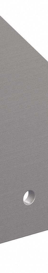 90° Angled Flat Plate: 90° Angled Flat Plate, 45 Series, 6 mm x 135 mm x 135 mm, 5 Holes, Silver (MPN 45-4351). Key specifications — Material: Aluminum; Brand: 80/20; Finish: Anodized.