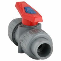 APPROVED VENDOR Manual Two-Way Ball Valve: 3/4 in Size, CPVC, Straight, Socket x FNPT, Two-Piece (MPN 4PGC5). Key specifications — Brand: APPROVED VENDOR; Handle: Lever.
