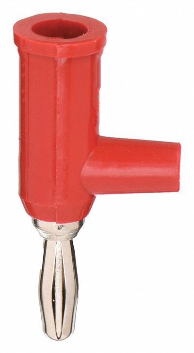 POMONA Banana Plug: 1 1/2 in Lg, Beryllium Copper, Polycarbonate, 5,000 V Max Volt - Banana Plugs
