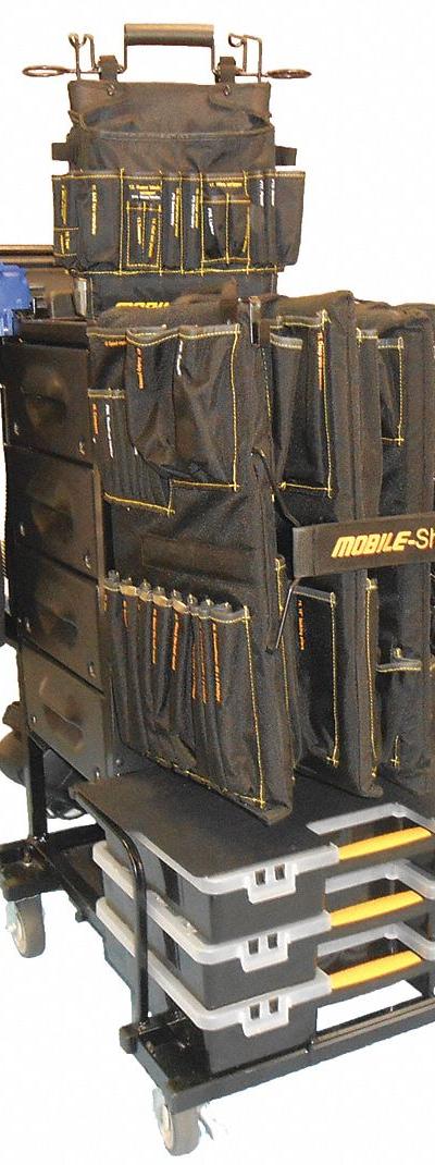 MOBILE SHOP Tool Cart - Tool-Equipped Heavy-Duty Modular Utility Carts