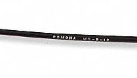 POMONA Test Leads: Black Electrical Current Color, Mini Clip, 12 in Lg, Vinyl (MPN MG-B-12-0). Key specifications — attr1330521: POMONA.