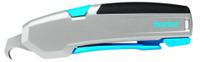 MARTOR Safety Knife: 6 1/16 in Overall Lg, Contoured Handle, Rubberized, Steel, Silver/Blue/Black (MPN 625098.02). Key specifications — attr307620: Silver; Blue; Black; attr307617: Contoured; attr307618: Rubberized; attr307619: Steel; attr324885: MARTOR.