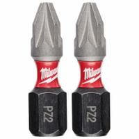 MILWAUKEE Insert Bit: Insert Bit, Imperial, Pozidriv® Head, PZ2 Bit Industry Size, Std, Hex, 2 PK (MPN 48-32-4432). Key specifications — attr1119847: PZ2; attr1119860: Impact; attr1119850: Alloy Steel; attr1119851: Imperial; attr1119853: Insert Bit; attr1119857: MILWAUKEE; attr1119849: Impact Rated; attr1119863: Bit Holder Not Included.