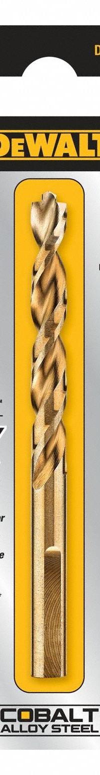DEWALT Jobber Length Drill Bit: 3/16", 135° Split Point, Black Oxide Cobalt (MPN DWA1212). Key specifications — attr1229327: 0.1875.