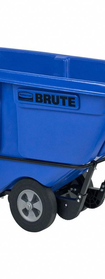 RUBBERMAID COMMERCIAL PRODUCTS Tilt Truck: 13.5 cu ft - Steel-Reinforced Plastic Tilt Trucks for Recyclables