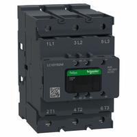 SCHNEIDER ELECTRIC IEC Contactor: Non-Reversing, 3 Poles, 3NO Contacts, 150 A, 120V AC/240V AC Coil (MPN LC1D150A6KUE). Key specifications — Brand: SCHNEIDER; Integrated Surge Suppression: Yes.
