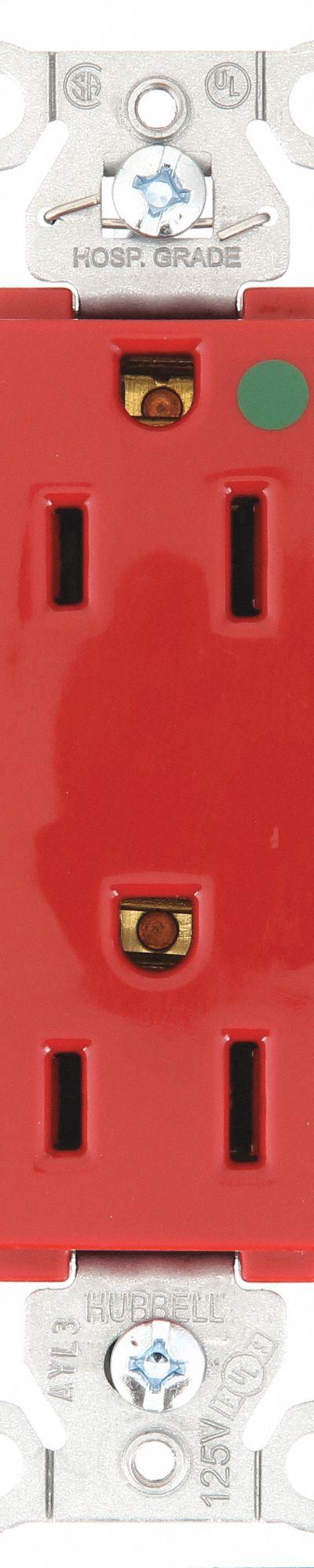 HUBBELL Receptacle: Hospital Grade Fed - General Purpose Receptacles