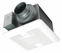 Bathroom Fan: Ceiling, 50 cfm_80 cfm_110 cfm Max, 0.4 sones, Occupancy Sensor, 3 Speed, Round Duct (MPN FV-0511VKL3). Key specifications — Brand: PANASONIC; Primary Lighting Technology: LED; Nameplate Voltage: 120V AC; Sensor Type: Occupancy; Duct Shape: Round; Heater: Without Heater; Includes: Motion Sensor Cap; Mounting Location: Ceiling.