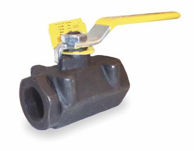 APOLLO Manual Two-Way Ball Valve: 3/8 in, Carbon Steel, Straight, FNPT x FNPT - Carbon Steel Ball Valves