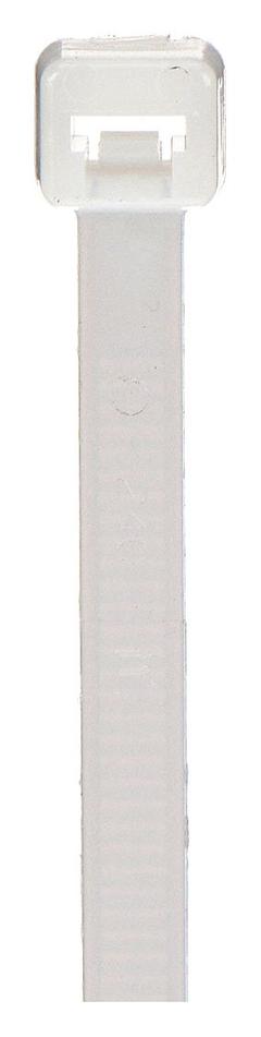 GRAINGER Cable Tie: 12 in Nominal Lg, 3 1/4 in Nominal Max. Bundle Dia., 0.19 in Wd, Natural, 500 PK (MPN 36J155). Key specifications — Outdoor Use: No; Color: Natural; Brand: GRAINGER.