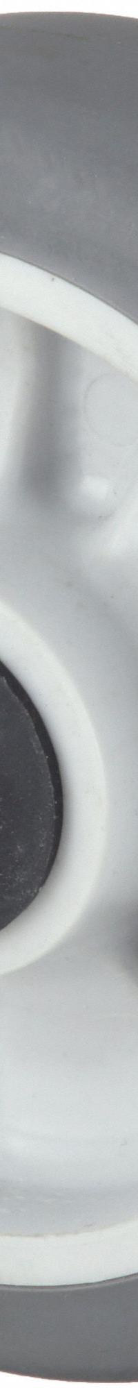 APPROVED VENDOR Caster Wheel: 6 in Wheel Dia., 2 in Wheel Wd, Rubber, 600 lb Load Rating, Plastic (MPN 2RYX9). Key specifications — Wheel Core Material: Plastic; Wheel/Tread Color: Gray; Brand: APPROVED VENDOR.