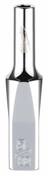 MILWAUKEE Deep Well Socket: SAE, 1/4 in Drive Size, 5/32 in Socket Size, 6-Point, Deep, Chrome (MPN 45-34-9011). Key specifications — attr1204417: MILWAUKEE; attr1204392: Chrome.