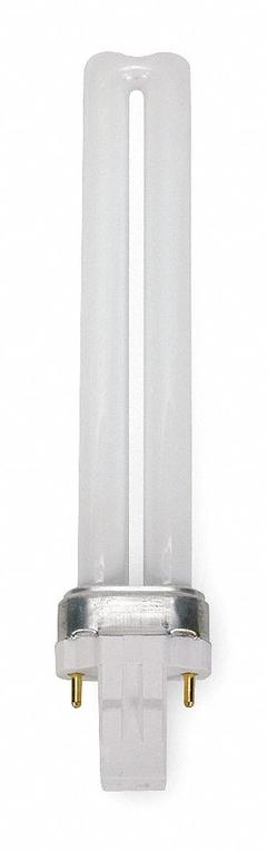 GE LAMPS Compact Fluorescent Bulb: 2-Pin (GX23), T4, Fluorescent, 4100K, 825 lm Light Output (MPN F13BX/841/ECO). Key specifications — Brand: GE LAMPS; Bulb Designation: F13BX/841/ECO; Dimmable: No; Color Temperature: 4100K.
