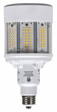 HID Replacement LED Bulb: Corncob ED23-1/2, Mogul Screw (EX39), 50 W Watt, 5000K, LED, 120 to 277V (MPN LED50ED23.5/750). Key specifications — Color Temperature: 5000K; Brand: GE LAMPS; Shatter-Resistant: No.
