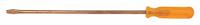 AMPCO Non-Sparking Slotted Screwdriver: Beryllium Copper, 3/16 in Tip Size, Std Lg, Not Insulated (MPN S-53). Key specifications — attr1205183: 3/16 in; attr1205189: AMPCO.