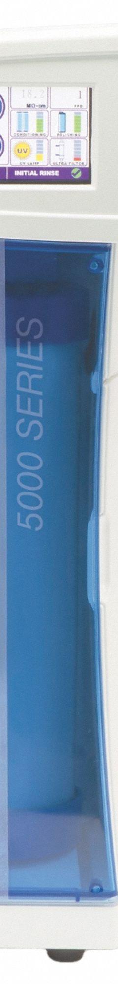 CLIR BY RESINTECH Water Purification System: Type I Water, 2 lpm Flow Rate, Bacteria/Endotoxins/Ions (MPN CLS-5400-S-1). Key specifications — Manufacturer Part Number: CLS-5400-S-1; Brand: CLIR BY RESINTECH; Product Type: Water Purification System; Purified Water Type: Type I Water; Feed Connection: 3/8" OD; Feed Water Monitoring: No; Feed Source: DI; Impurities Removed: Endotoxins.