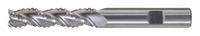 CLEVELAND Roughing End Mill: Carbide, TiCN Coated, 3 Flute, Coarse Pitch, 3/4" Mill Dia, 2-1/4" LOC (MPN C70467)