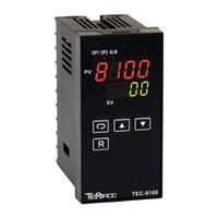 TEMPCO Temperature Controller: TEC-8100, 1/8 DIN Size, TC/RTD Programmable, PID, 90 to 250V AC (MPN TEC34018). Key specifications — Brand: TEMPCO; Alarms: Relay-2A; Control Mode: PID; Current: 0.125; Display Type: Digital; Input Voltage: 90 to 250V AC; Output: 4 to 20 mA; Product Type: Temperature Controller.