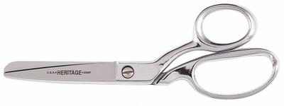 KLEIN TOOLS Industrial Shears: Right-Hand, 8 in Overall Lg, Straight, Steel, Rounded - All-Metal Offset Scissors