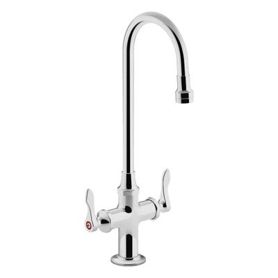 KOHLER Gooseneck Bathroom Faucet: Triton Bowe, Brass, Polished Chrome Finish - Single-Post Handle Bathroom Faucets
