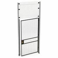 HUSKY RACK & WIRE Swing Door: 10 ft H x 4 ft W x 1 3/4 in D, Black, Powder-Coated (MPN V220410-094). Key specifications — attr1283297: Powder-Coated; attr1283316: Steel; attr1283323: Right; attr1283313: Yes; attr1283333: HUSKY RACK & WIRE.