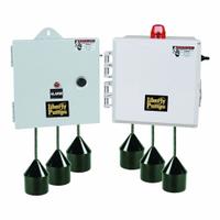 LIBERTY PUMPS Simplex Control Panel: Simplex, 3, 208/240/480V AC, 2.5 to 4 A, Tether Float, Plastic (MPN SX34=3-141-5). Key specifications — Current: 2.5 to 4 A; Rated Voltage: 208/240/480V AC; Alert Output: Audio; Intrinsic Safety: Not Specified Intrinsically Safe; Includes Reversing: Non-Reversing; Dosing Schedule: Demand Dose; Brand: LIBERTY PUMPS.