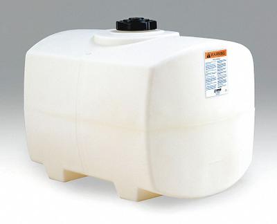 SNYDER INDUSTRIES Storage Tank: Single Wall, Horizontal, 30 gal, Closed Top, 1/4 in Wall Thick - Horizontal Liquid Storage Tanks
