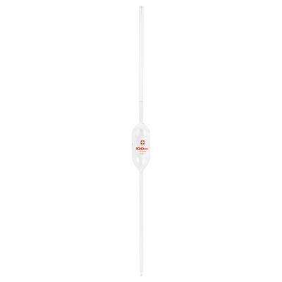SIBATA Volumetric Pipette: 100 mL Capacity, Non-Sterile, Not Individually Wrapped - Volumetric Pipettes